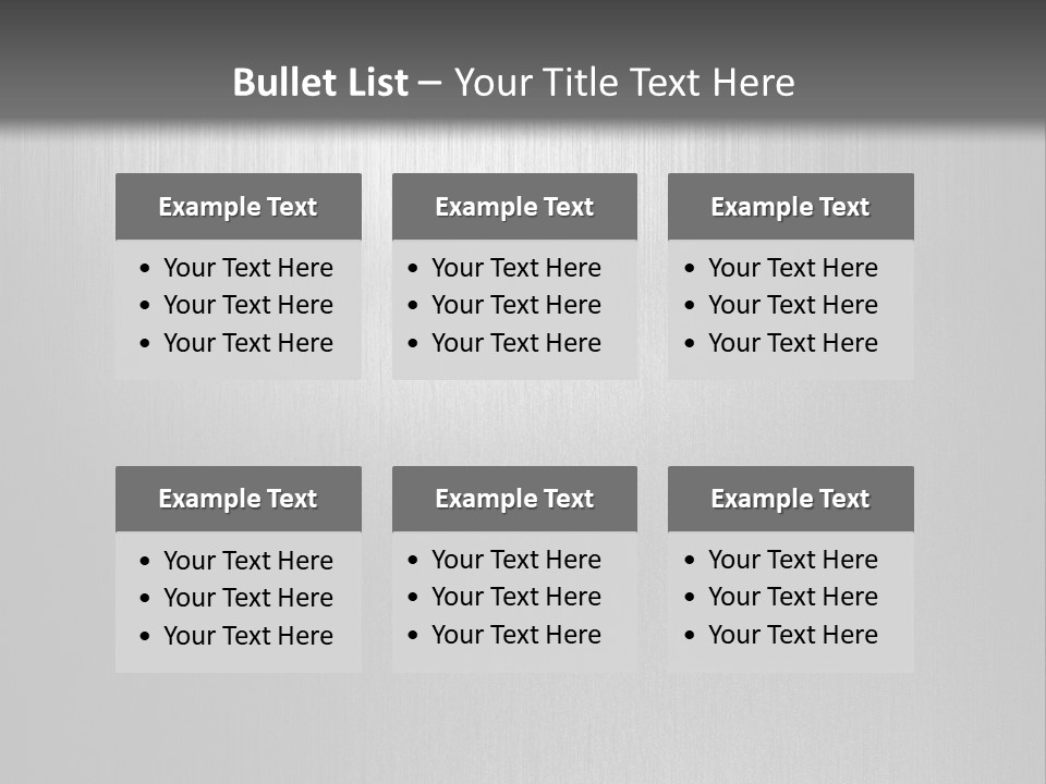 Aluminium Horizontal Threedimensional PowerPoint Template