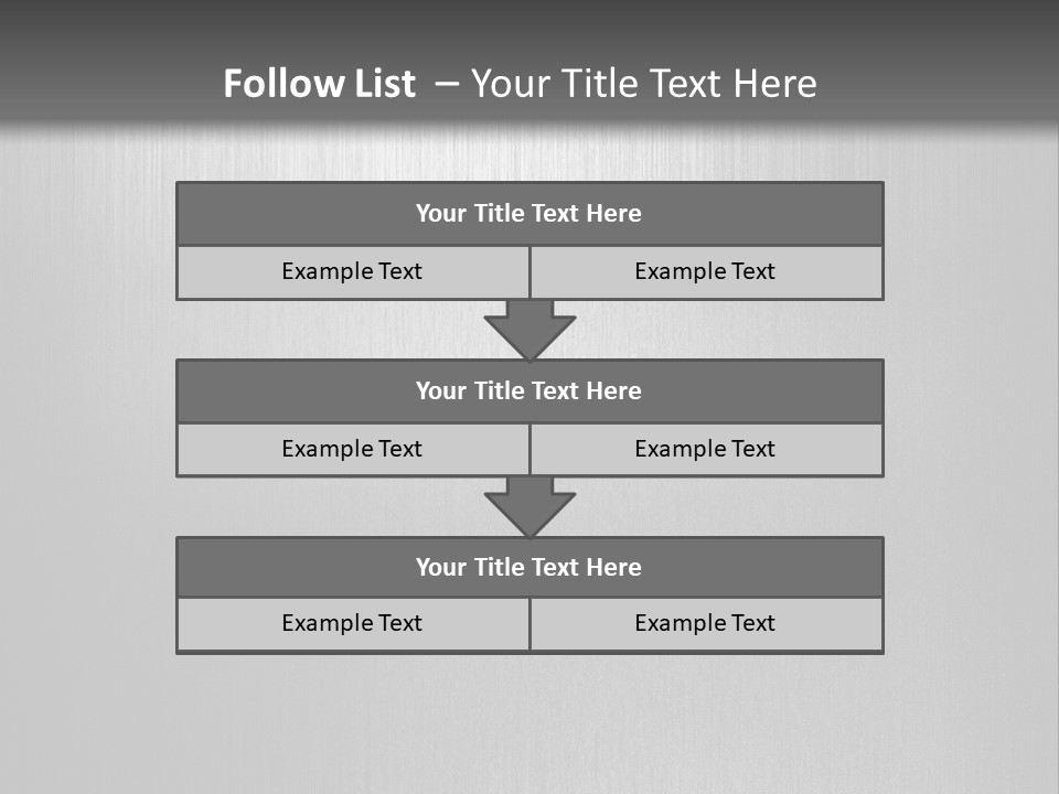 Aluminium Horizontal Threedimensional PowerPoint Template