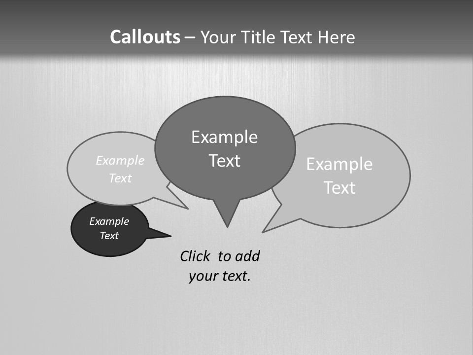 Aluminium Horizontal Threedimensional PowerPoint Template