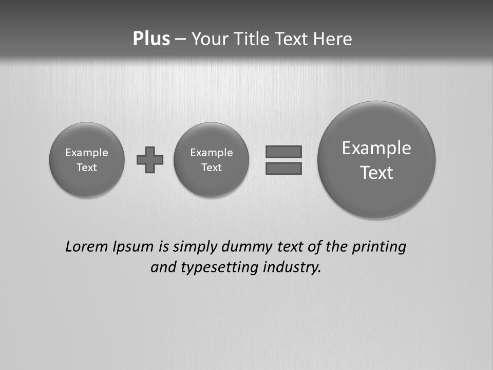 Aluminium Horizontal Threedimensional PowerPoint Template