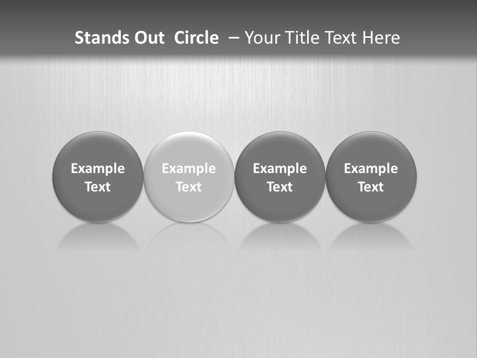 Aluminium Horizontal Threedimensional PowerPoint Template