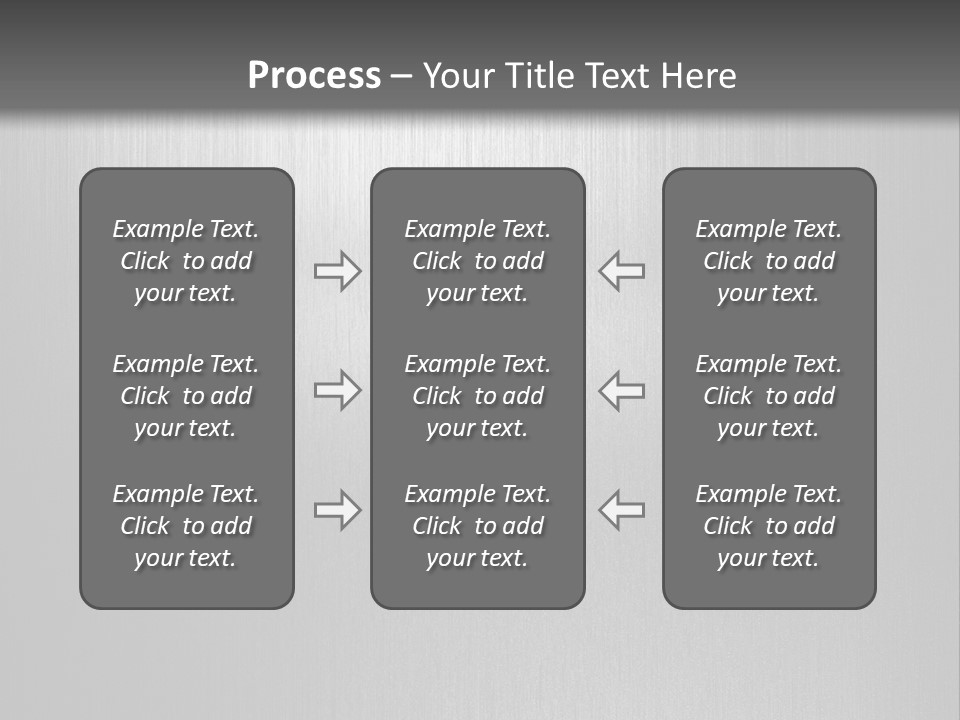 Aluminium Horizontal Threedimensional PowerPoint Template