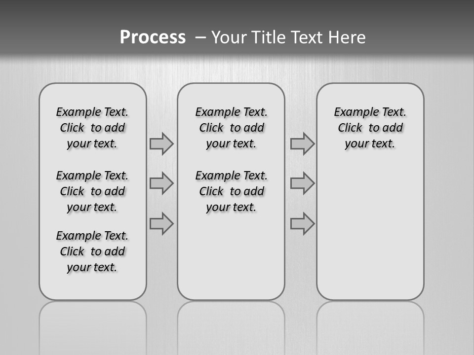 Aluminium Horizontal Threedimensional PowerPoint Template