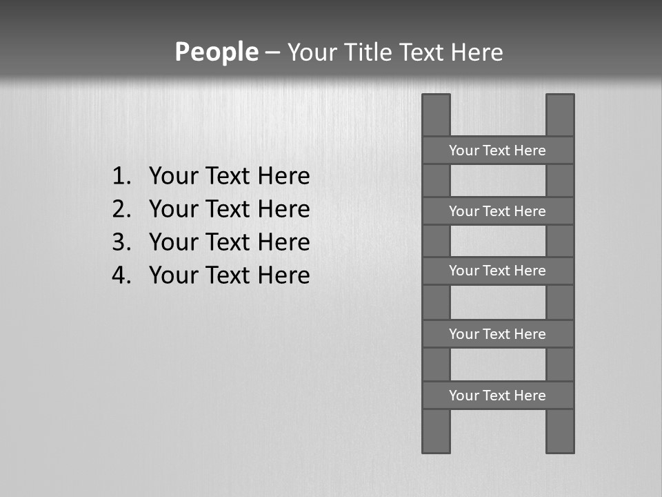 Aluminium Horizontal Threedimensional PowerPoint Template