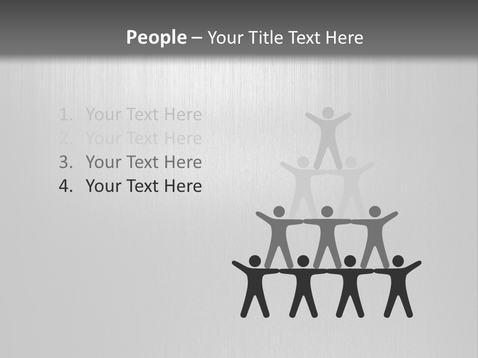 Aluminium Horizontal Threedimensional PowerPoint Template