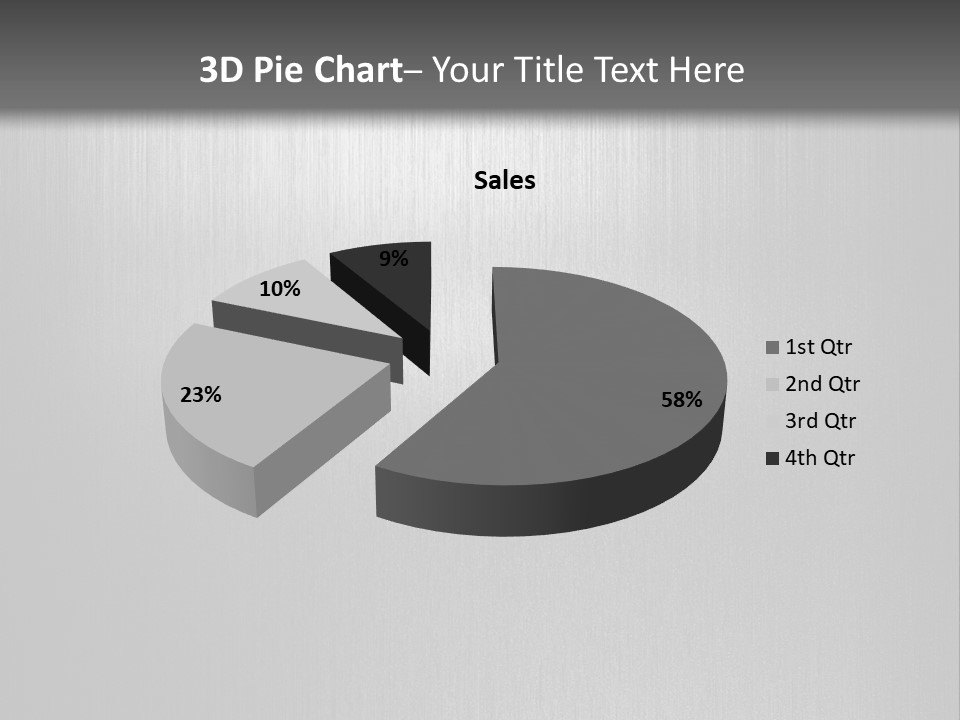 Aluminium Horizontal Threedimensional PowerPoint Template