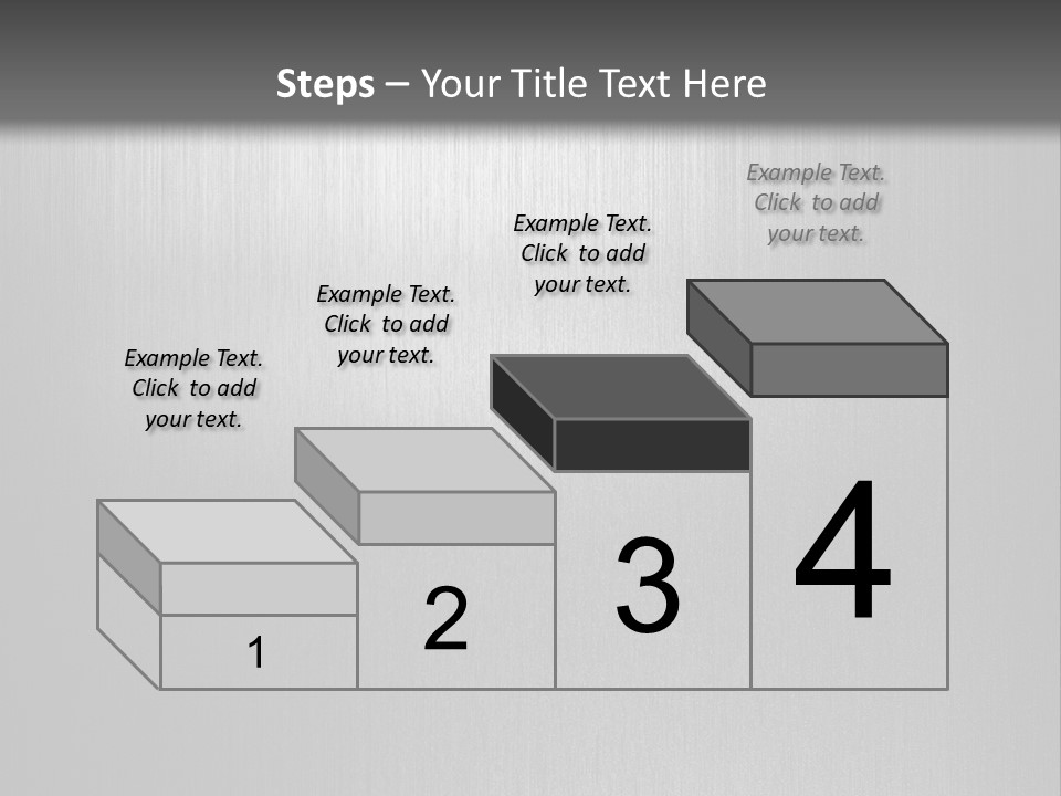 Aluminium Horizontal Threedimensional PowerPoint Template