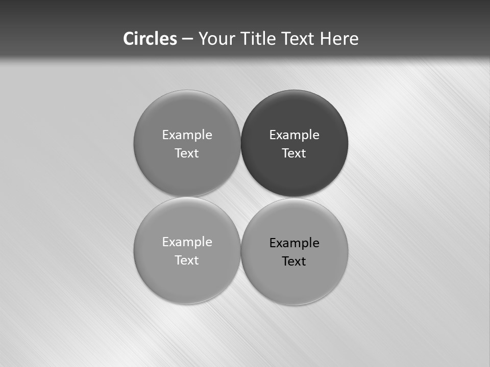 Silver Painting Textured PowerPoint Template