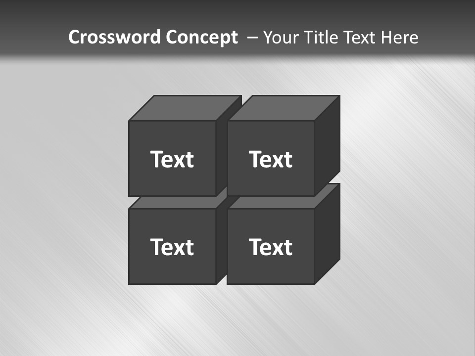 Silver Painting Textured PowerPoint Template