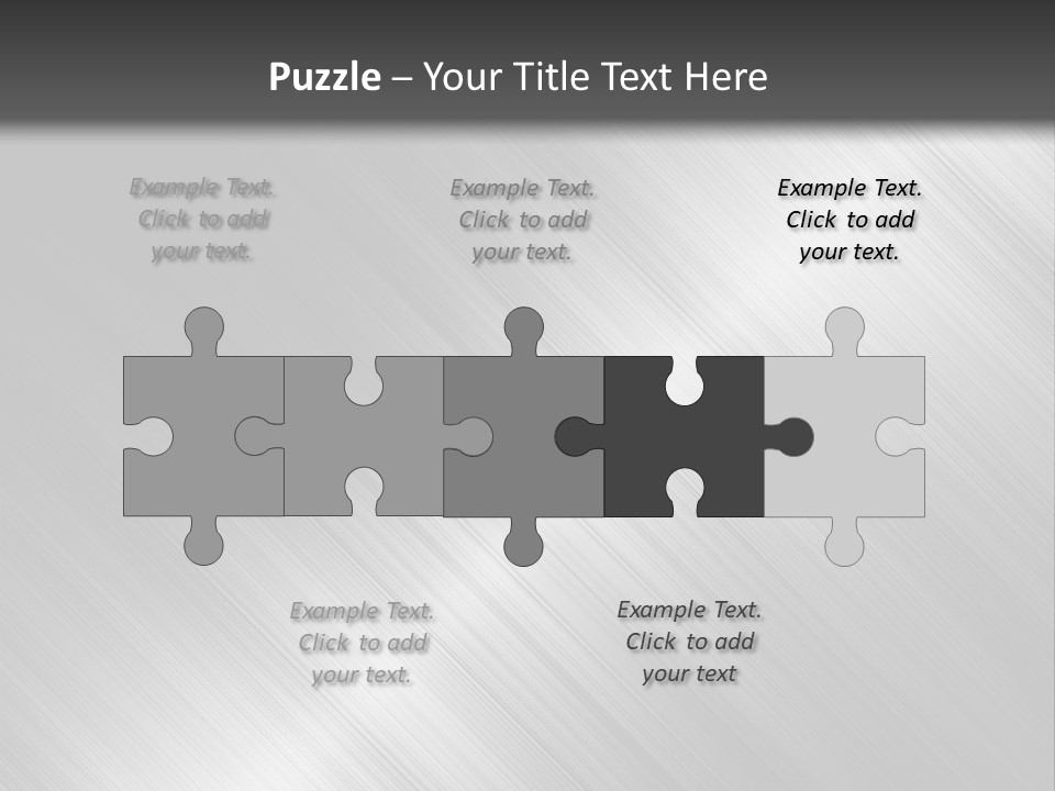 Silver Painting Textured PowerPoint Template