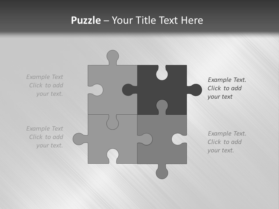 Silver Painting Textured PowerPoint Template