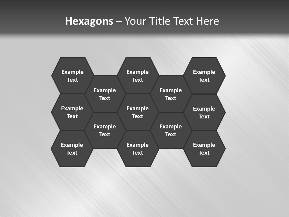 Silver Painting Textured PowerPoint Template