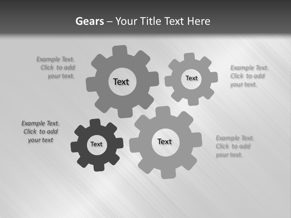 Silver Painting Textured PowerPoint Template