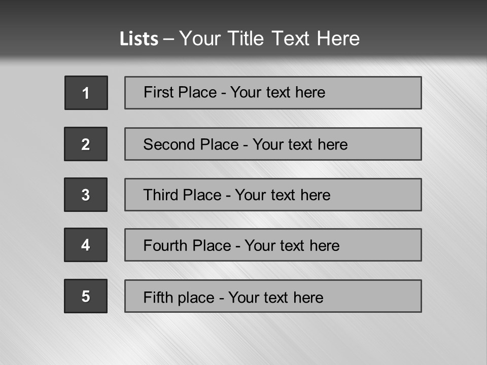 Silver Painting Textured PowerPoint Template