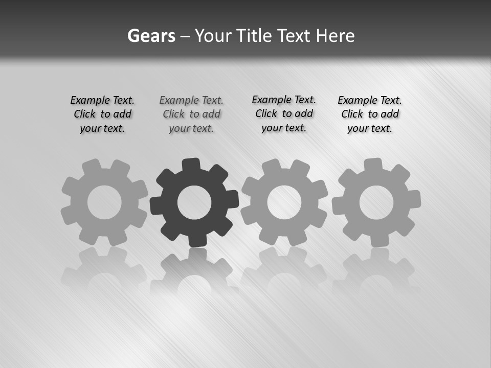 Silver Painting Textured PowerPoint Template