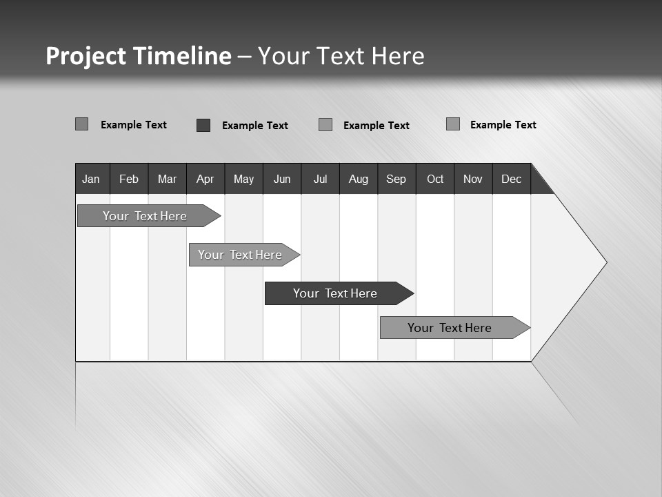 Silver Painting Textured PowerPoint Template