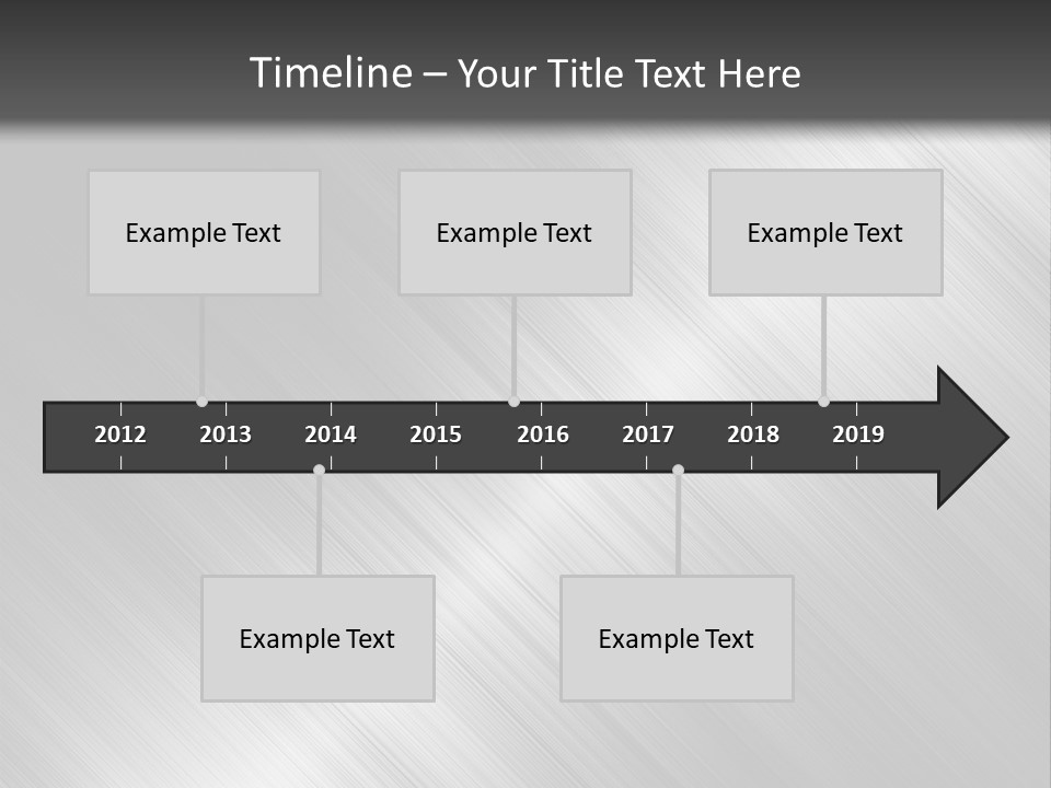 Silver Painting Textured PowerPoint Template