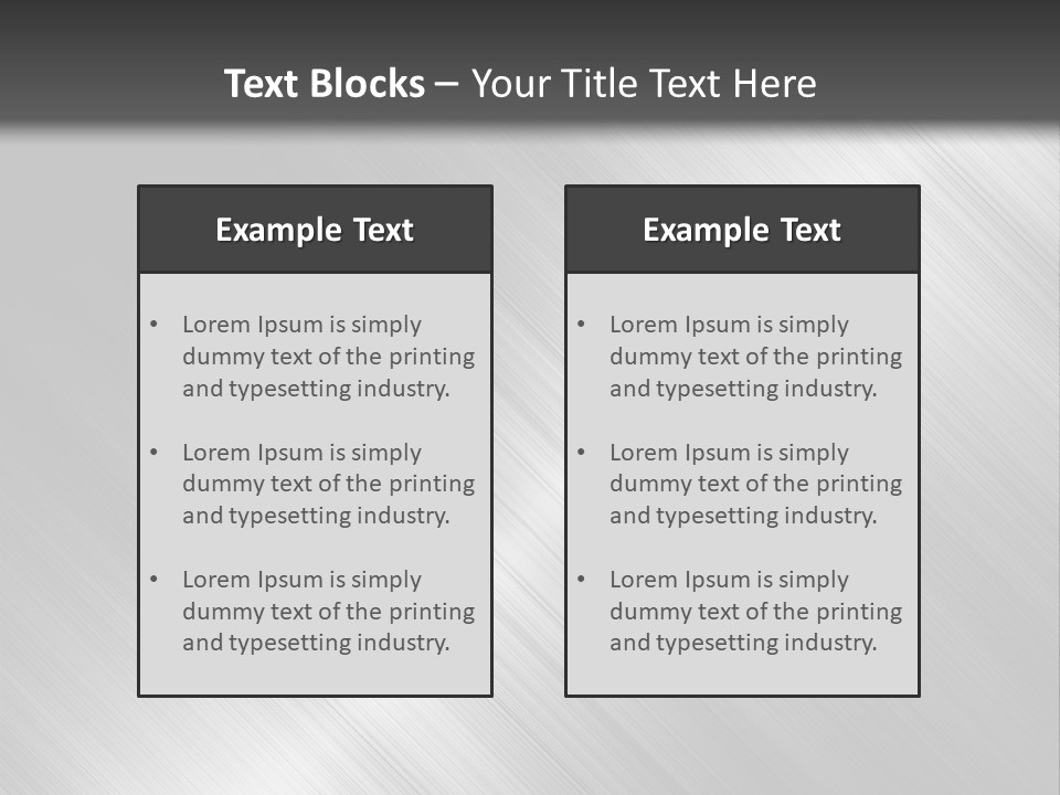Silver Painting Textured PowerPoint Template