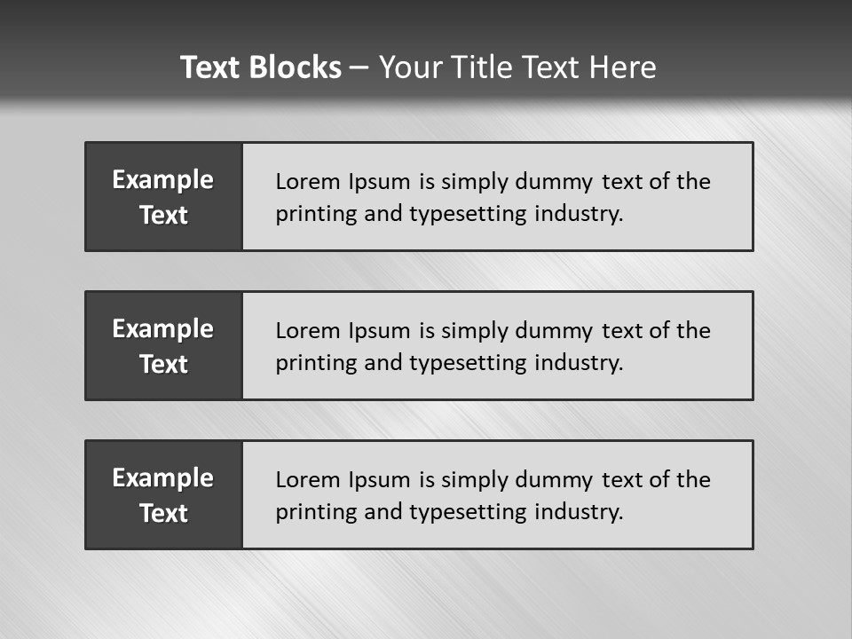 Silver Painting Textured PowerPoint Template