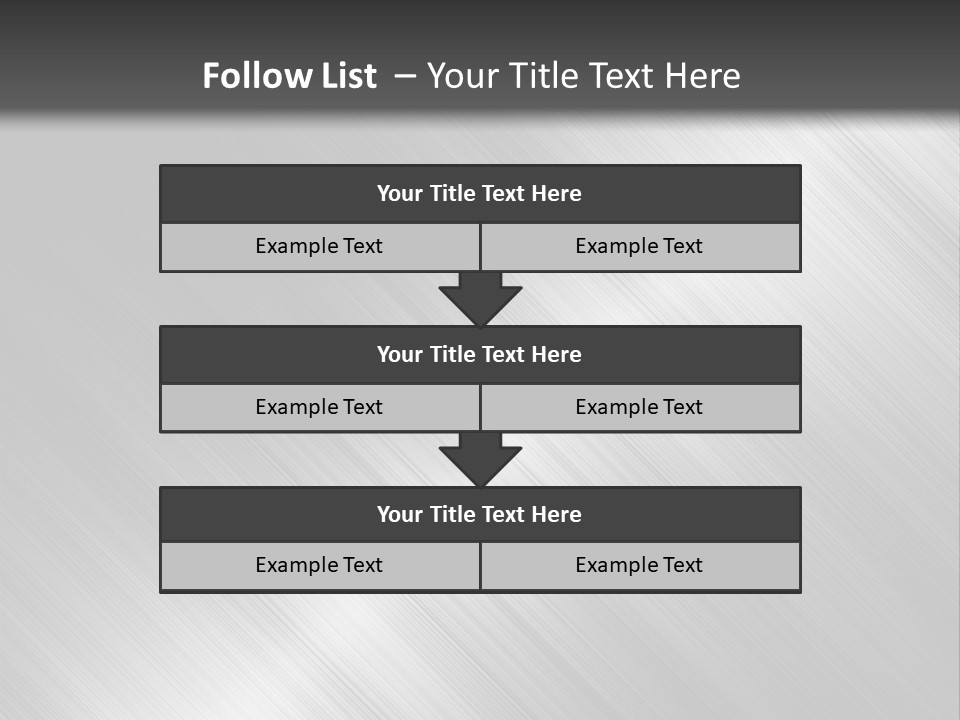 Silver Painting Textured PowerPoint Template