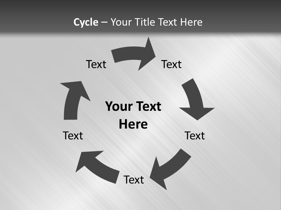 Silver Painting Textured PowerPoint Template