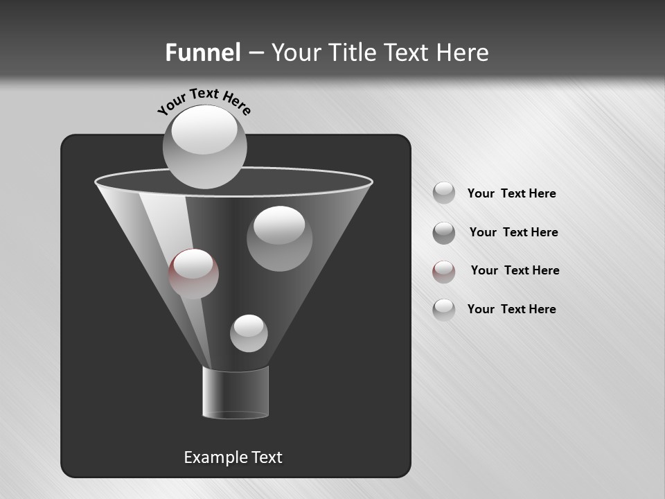 Silver Painting Textured PowerPoint Template