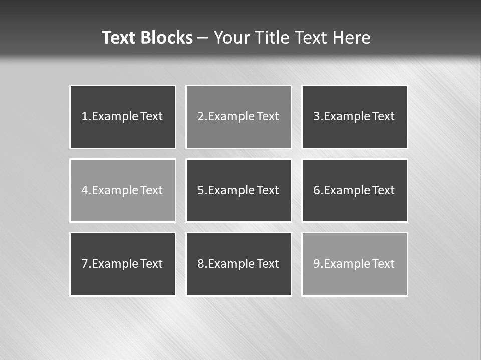 Silver Painting Textured PowerPoint Template