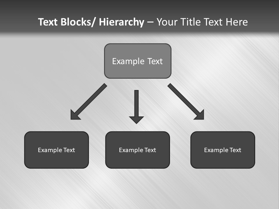 Silver Painting Textured PowerPoint Template