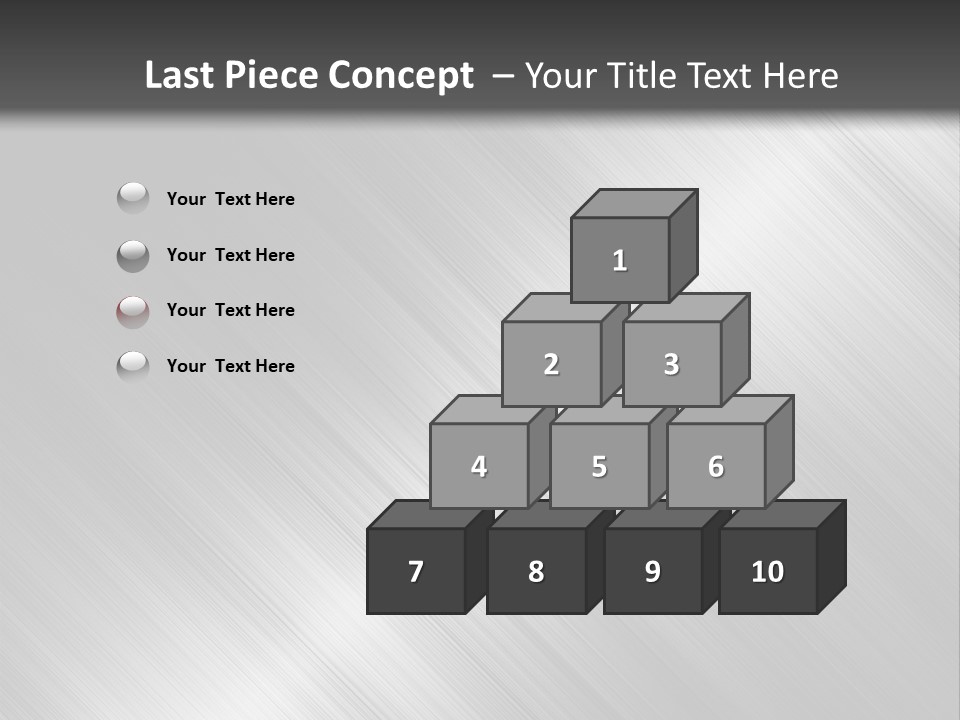 Silver Painting Textured PowerPoint Template