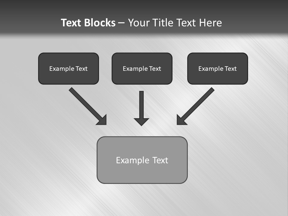 Silver Painting Textured PowerPoint Template