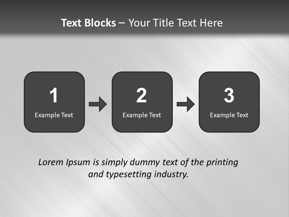 Silver Painting Textured PowerPoint Template