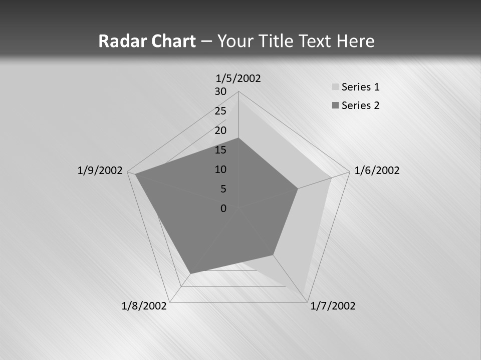 Silver Painting Textured PowerPoint Template