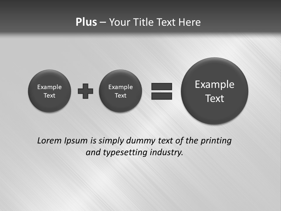 Silver Painting Textured PowerPoint Template