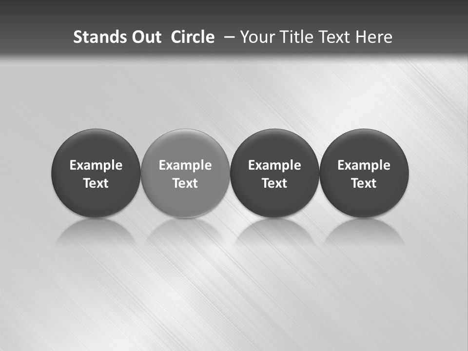 Silver Painting Textured PowerPoint Template