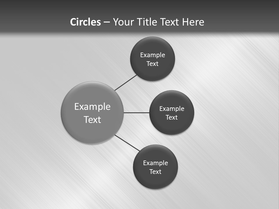 Silver Painting Textured PowerPoint Template