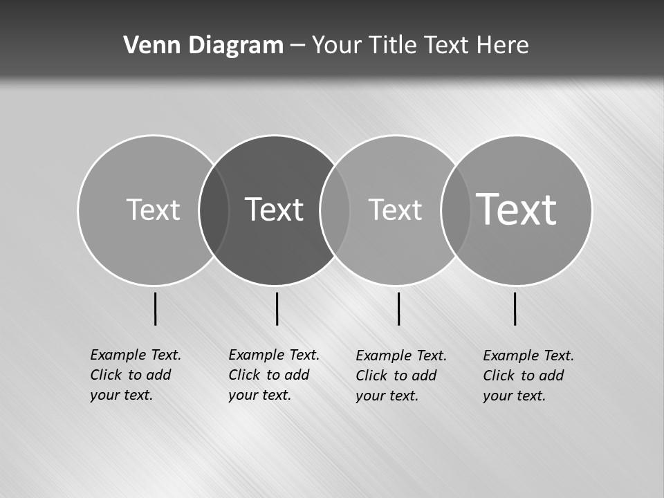 Silver Painting Textured PowerPoint Template