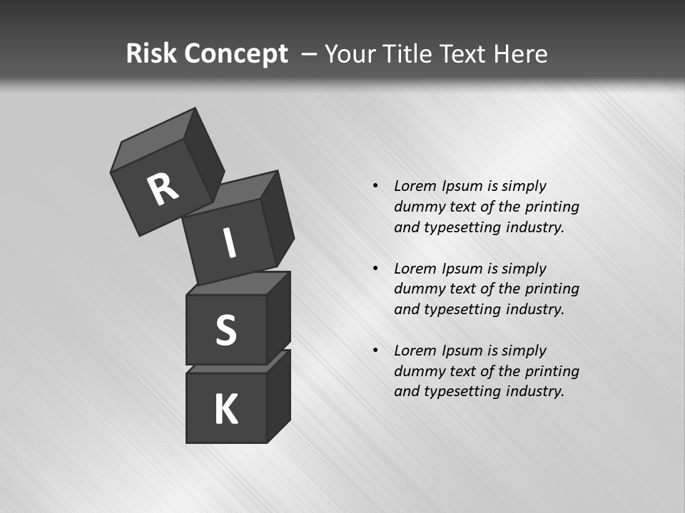 Silver Painting Textured PowerPoint Template