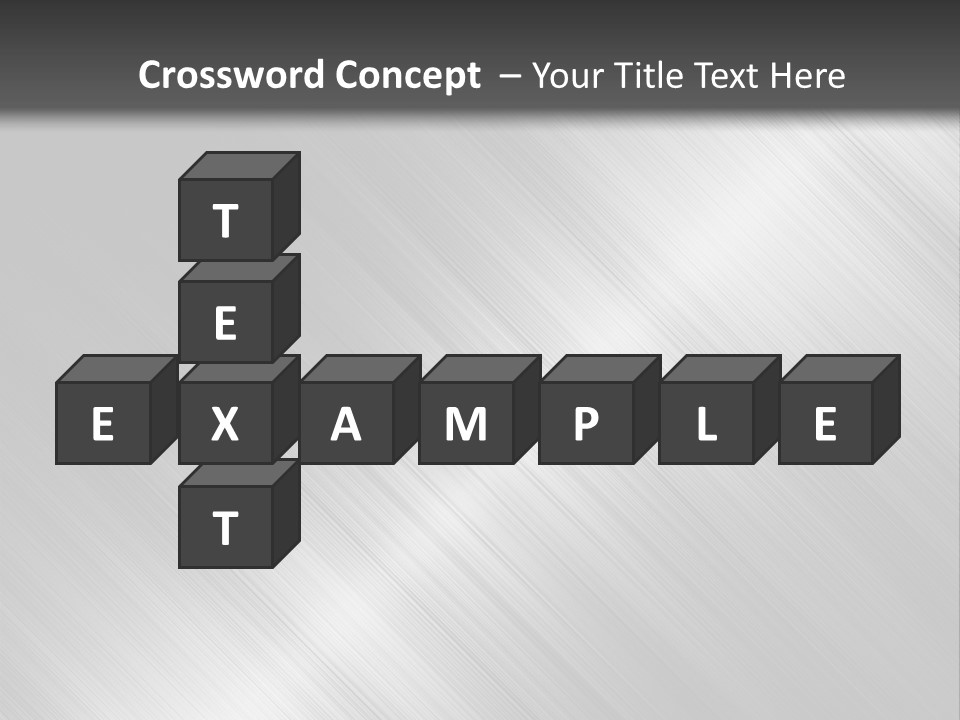 Silver Painting Textured PowerPoint Template