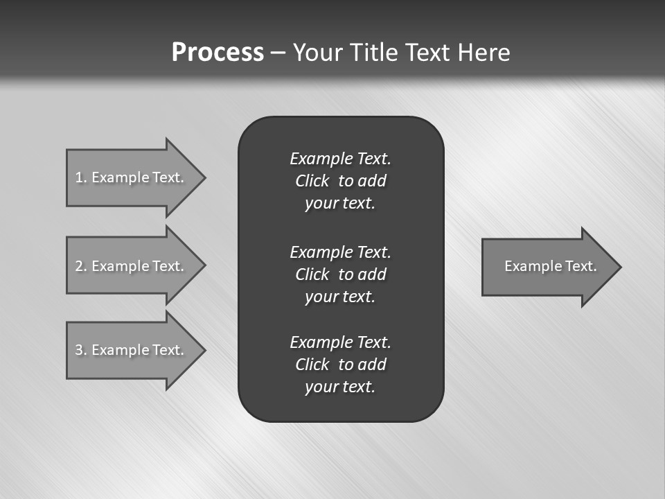 Silver Painting Textured PowerPoint Template