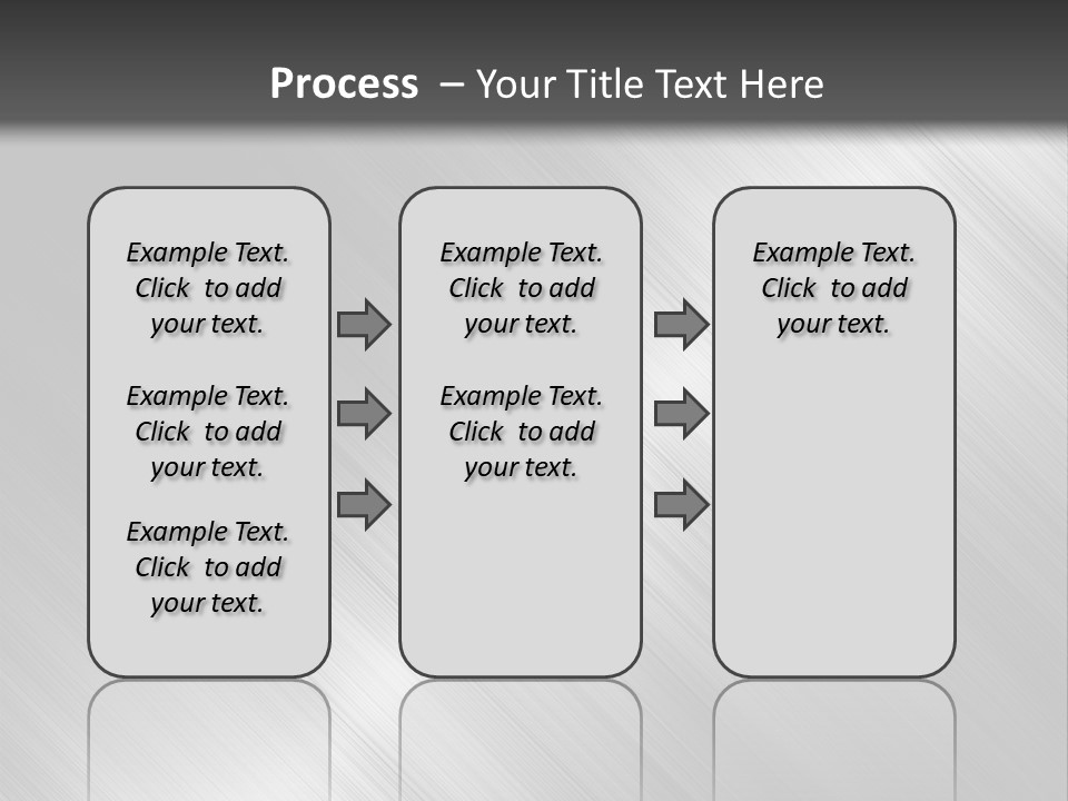 Silver Painting Textured PowerPoint Template