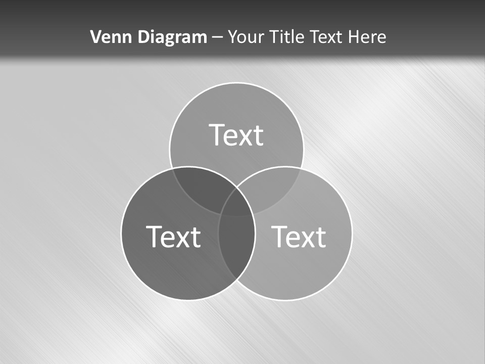 Silver Painting Textured PowerPoint Template