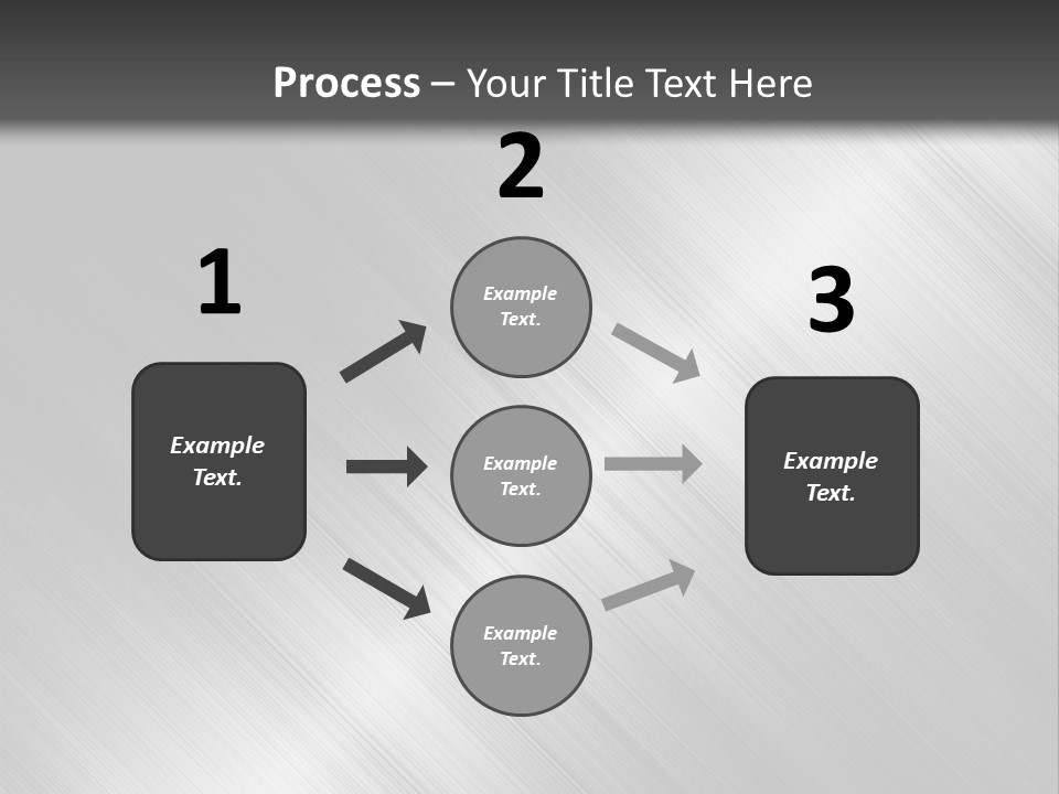 Silver Painting Textured PowerPoint Template