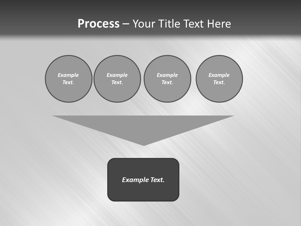 Silver Painting Textured PowerPoint Template