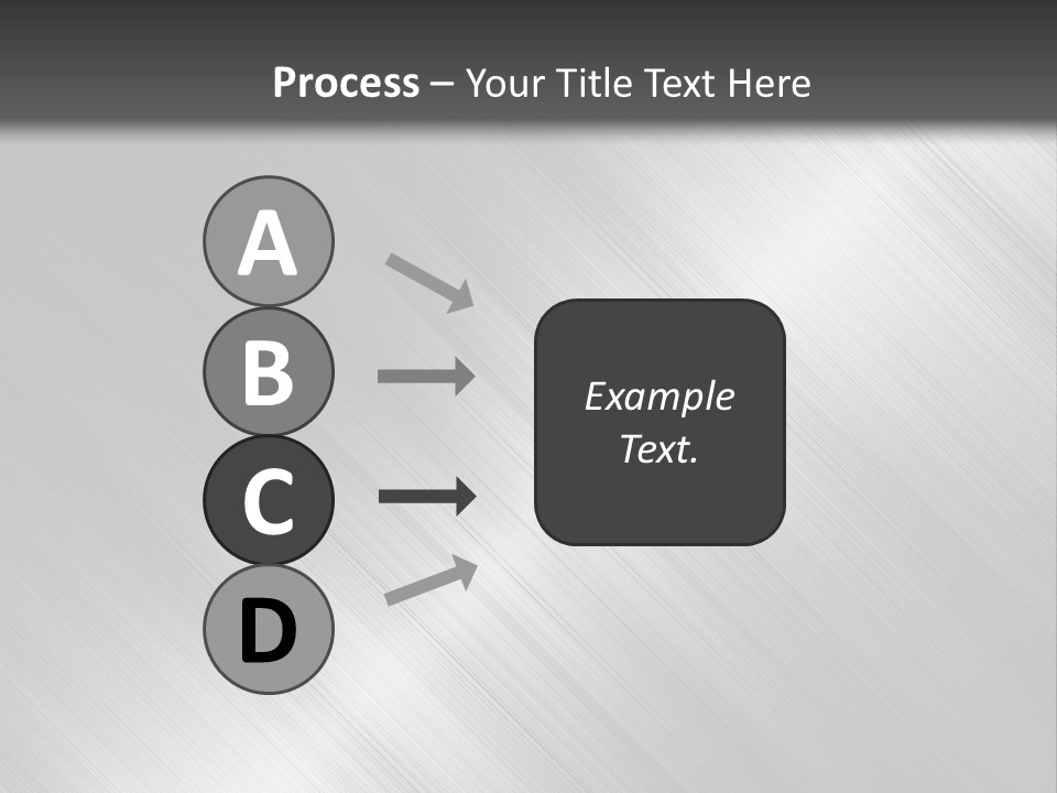 Silver Painting Textured PowerPoint Template