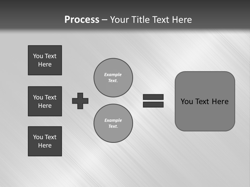 Silver Painting Textured PowerPoint Template