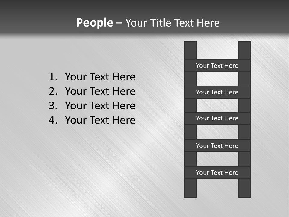 Silver Painting Textured PowerPoint Template