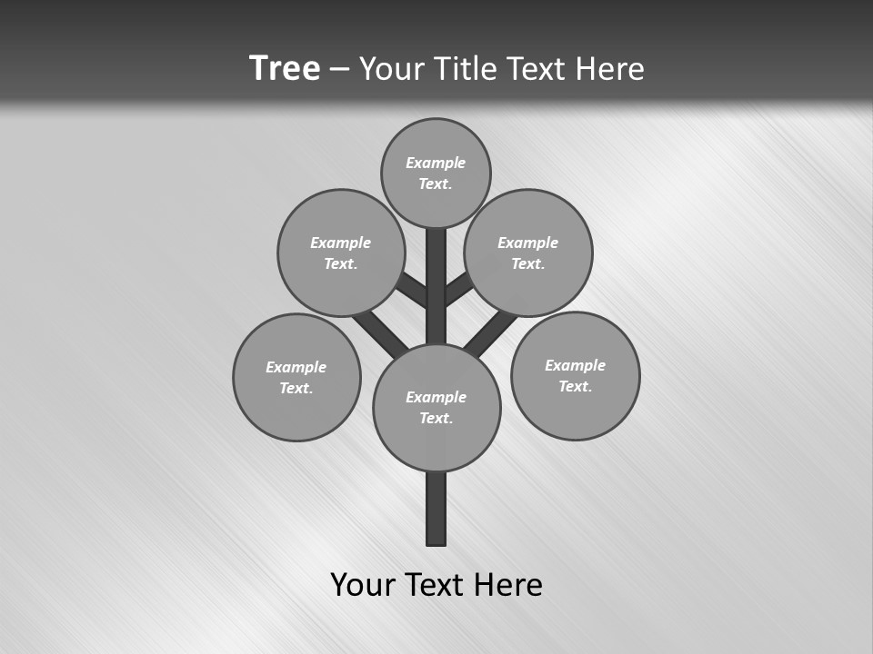 Silver Painting Textured PowerPoint Template