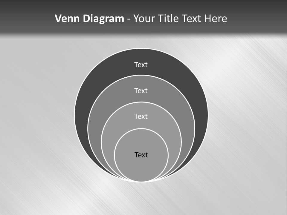 Silver Painting Textured PowerPoint Template