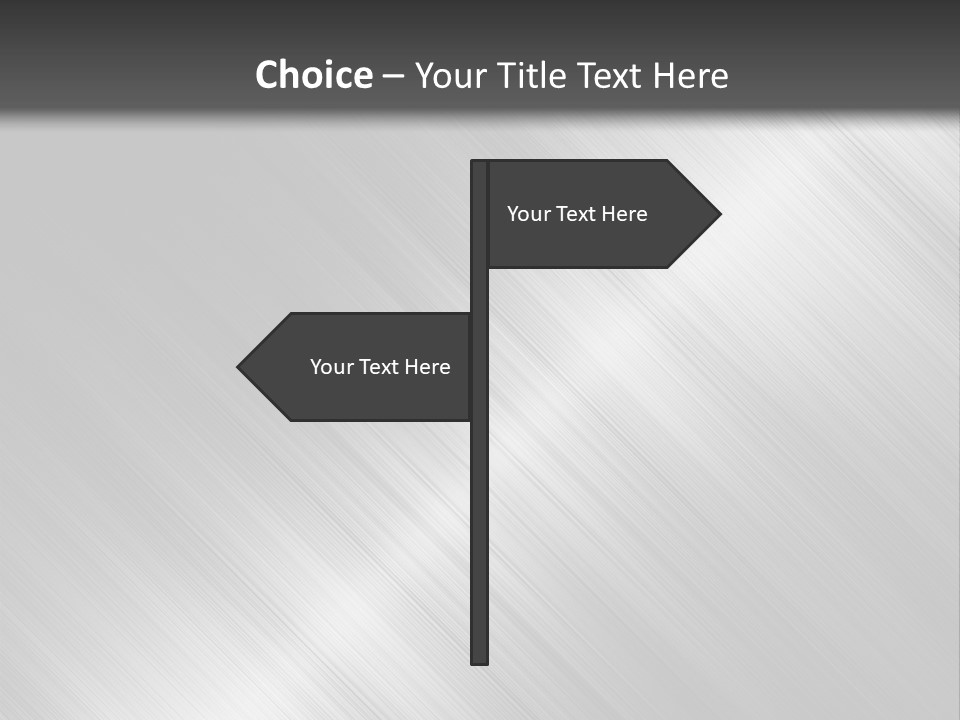 Silver Painting Textured PowerPoint Template