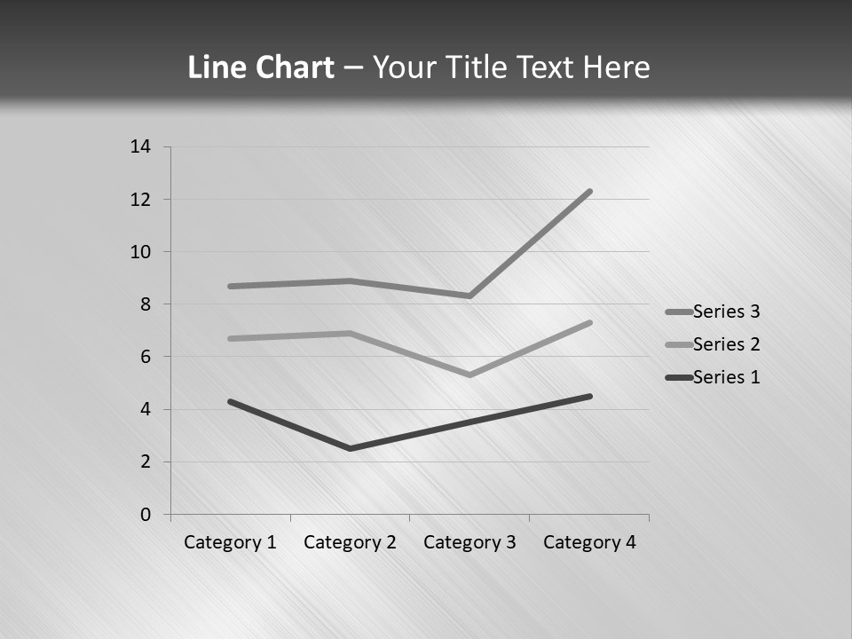 Silver Painting Textured PowerPoint Template